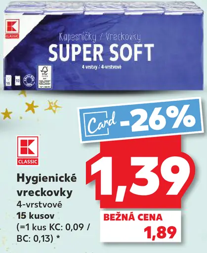 Classic Hygienické vreckovky