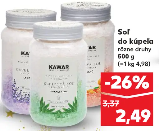 Kawar Soľ do kúpeľa