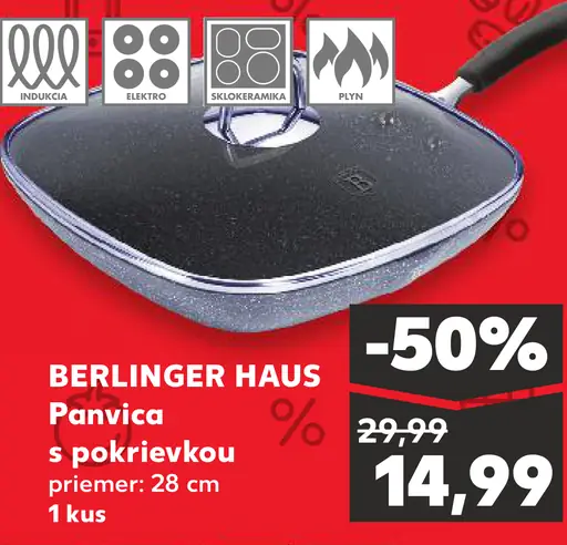 Berlinger Haus Panvica s pokrievkou
