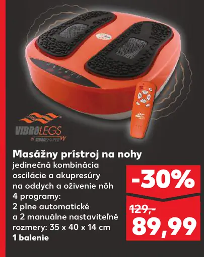 Vibrolegs masážny prístroj na nohy