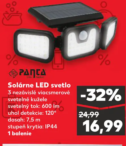 Panta Solárne LED svetlo