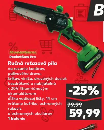 HAMMERMaster Ručná reťazová píla