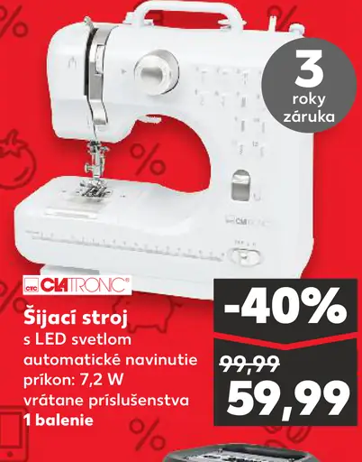 Clatronic Šijací stroj