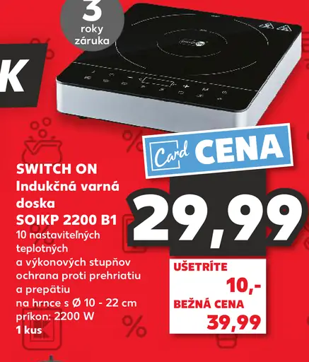 Switch On Indukčná varná doska