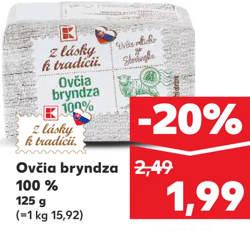Ovčia bryndza 100 %