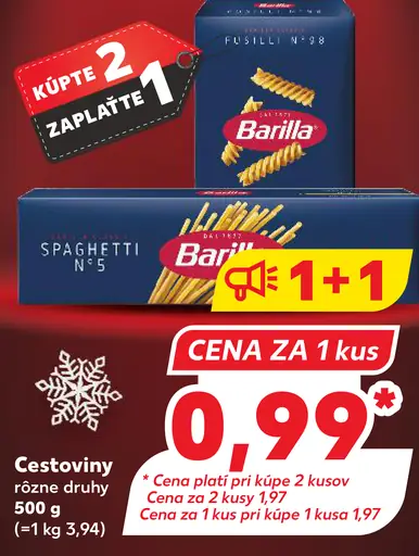 Barilla cestoviny