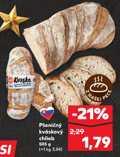 Kvasok Pšeničný kváskový chlieb