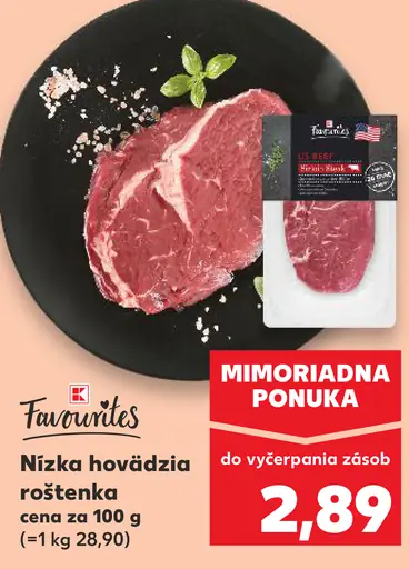 Nízká hovädzia roštenka