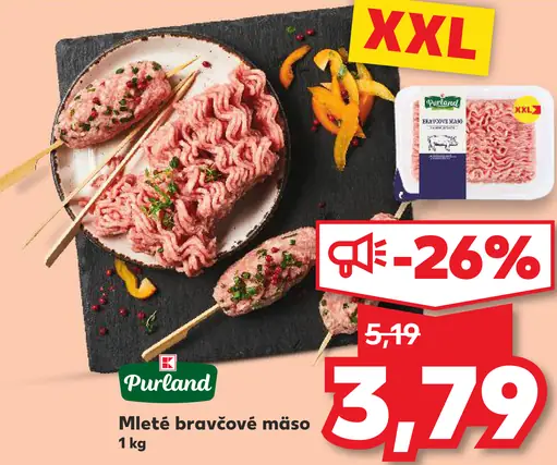 Purland Mleté bravčové mäso