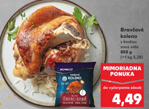 Nowaco Bravčové koleno s kosťou sous vide