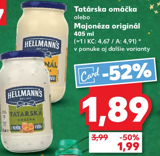 Tatárska omáčka alebo Majonéza originálna