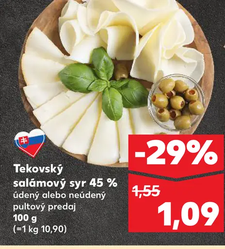 Tekovský salámový syr