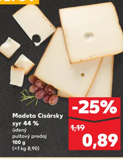 Madeta Cisársky syr údený