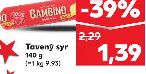 Bambino Tavený syr