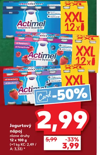 Actimel Jogurtový nápoj