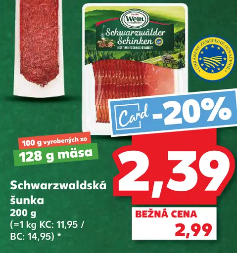 Schwarzwaldská šunka