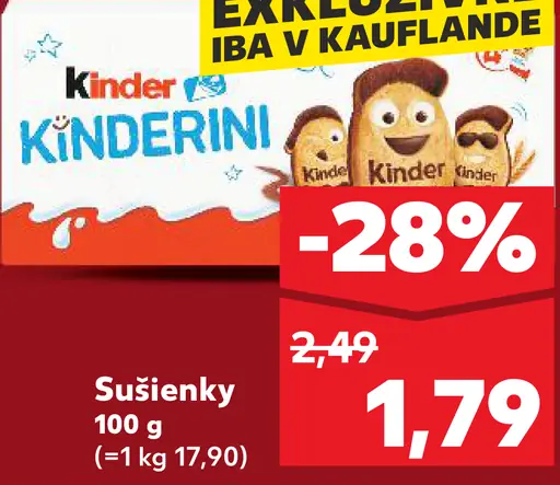 Kinder sušienky