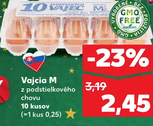 K-Classic Vajcia M z podstielkového chovu 10 kusov