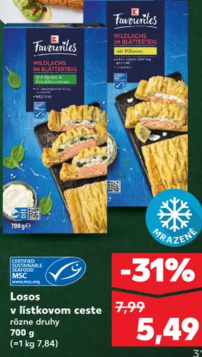 Favorites Losos v listkovom ceste