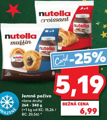 Jemné pečivo muffin croissant