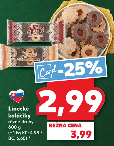 Linecké koláčiky