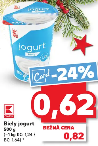 K-Classic Biely jogurt