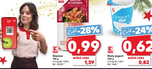 K-Classic Slanina plátky