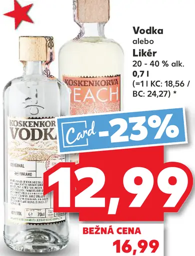 Koskenkorva Vodka alebo Likér