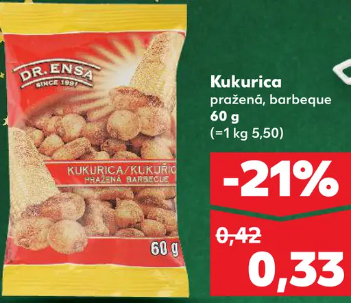 Dr. Ensa Kukurica pražená barbeque