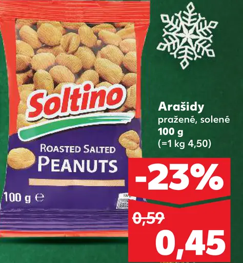 Saltino Arašidy pražené solené