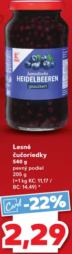 K-Classic Lesné čučoriedky