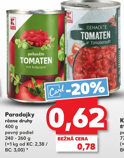 Paradajky rôzne druhy