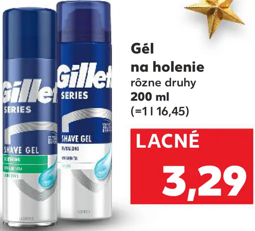 Gillette Gél na holenie