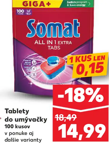 Somat tablety do umývačky