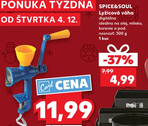 Spice&Soul Lyžicová váha digitálna