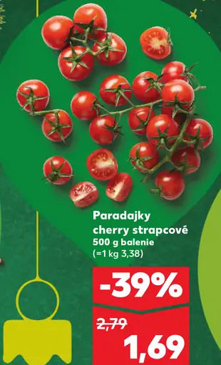Paradajky cherry strapcové