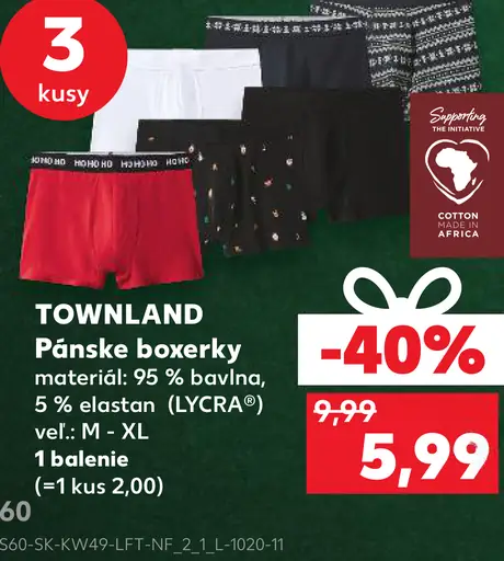 Townland Pánske boxerky
