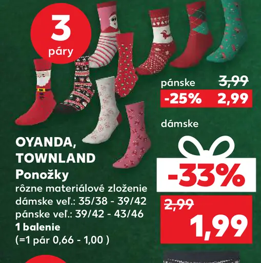 Oyanda, Townland Dámske ponožky