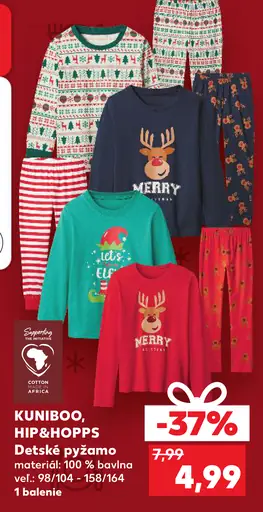 KUNIBOO, HIP&HOPPS Detské pyžamo