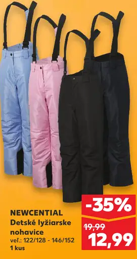 Newcential detské lyžiarske nohavice