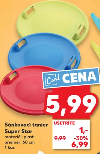 Sánkovací tanier Super Star