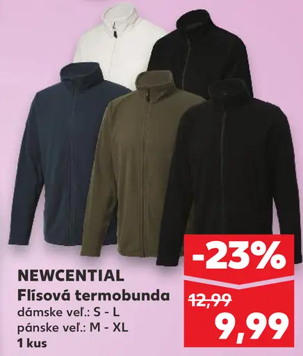 Newcential Flísová termobunda