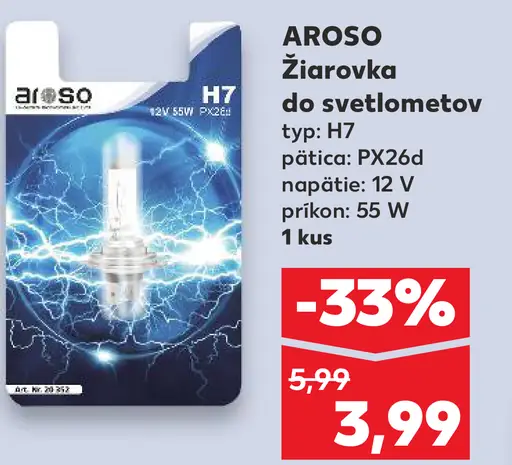 Aroso Žiarovka do svetlometov