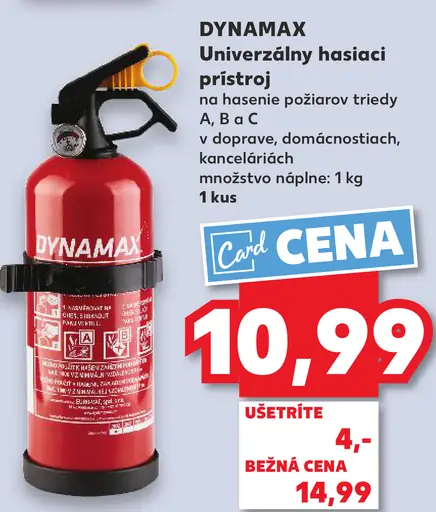 Dynamax Univerzálny hasiac prístroj