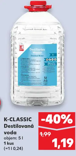 K-Classic Destilovaná voda