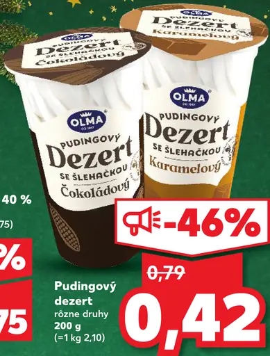 Olma Pudingový dezert