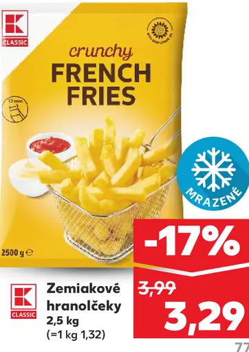 K Classic Zemiakové hranolčeky