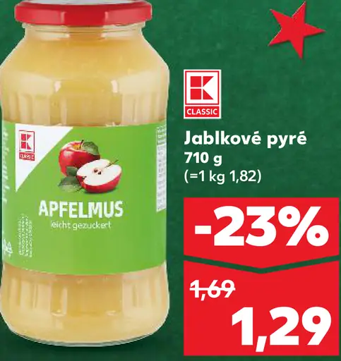 K-Classic Jablkové pyré