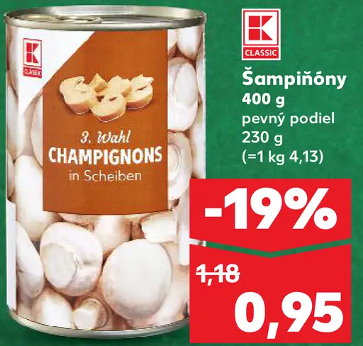 K-Classic Šampiňóny