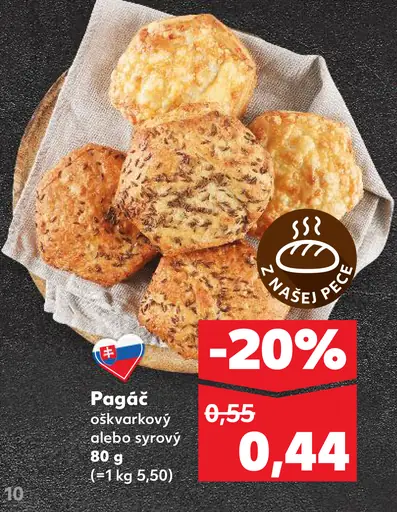 Pagáč oškvarkový alebo syrový